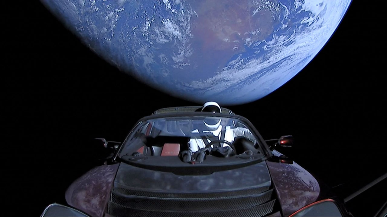 Elon Musk’s Tesla in Space