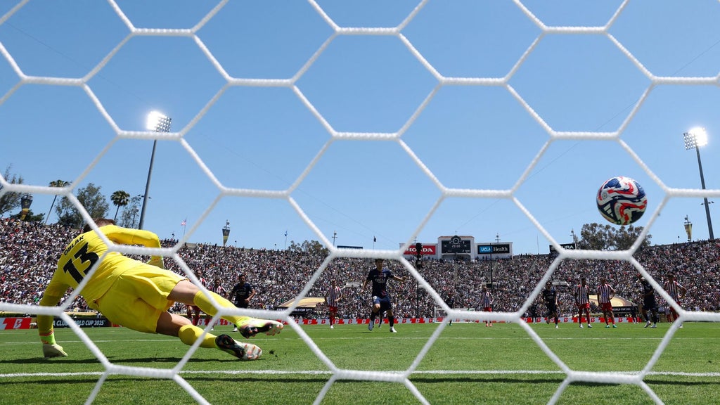Foto de un partido en el Mundial de Clubes (AFP)