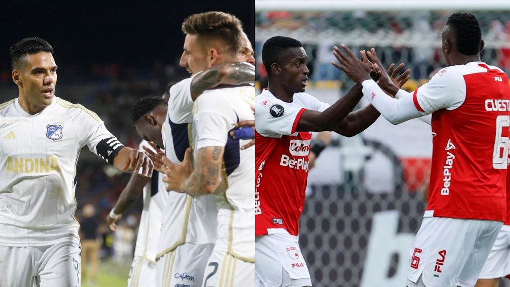 Millonarios y Santa Fe, en busca del último cupo a la gran final - Fotos: EFE