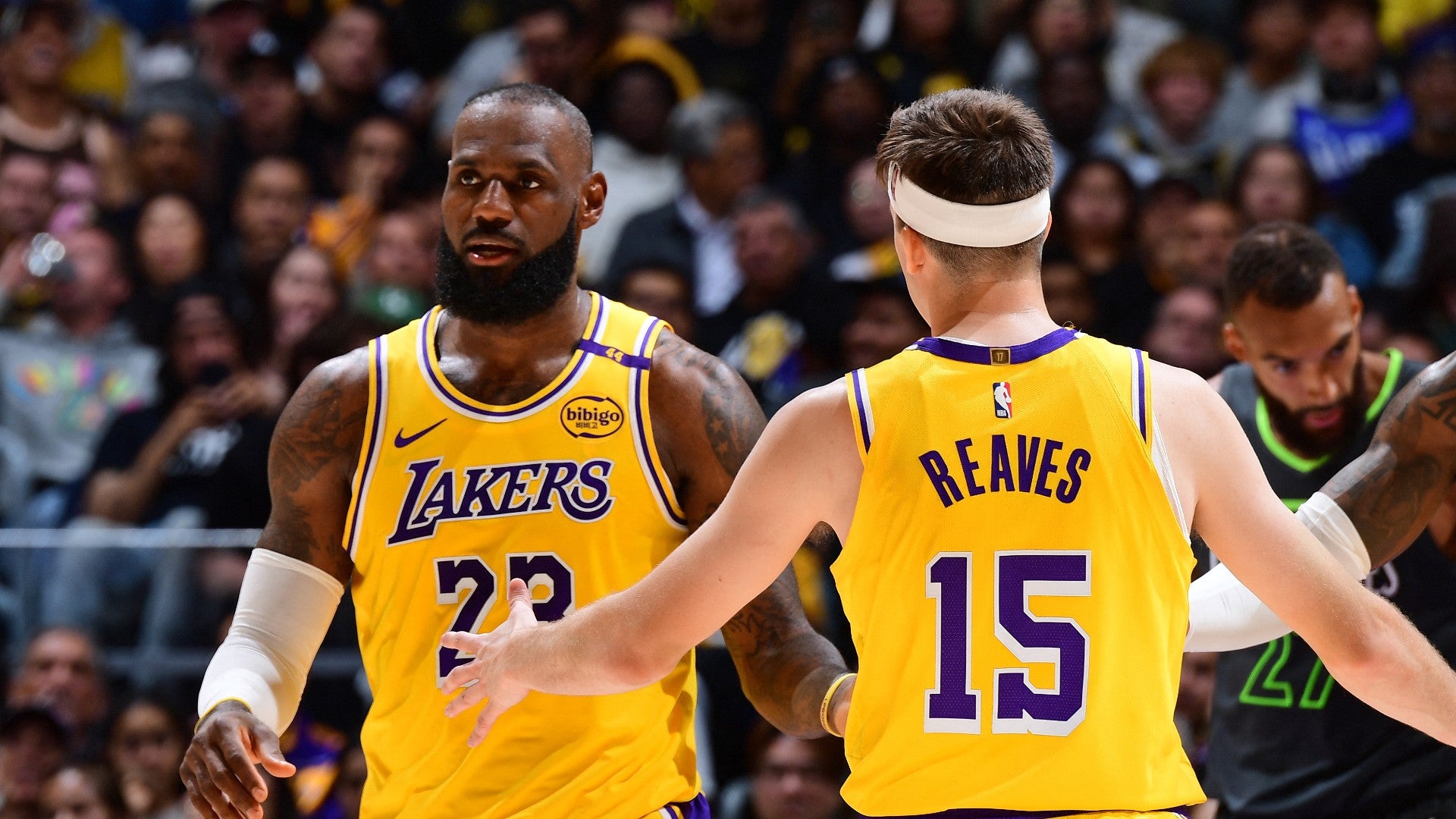 LeBron James y Austin Reaves LeBron James y Austin Reaves de Los Lakers | Foto: AFP