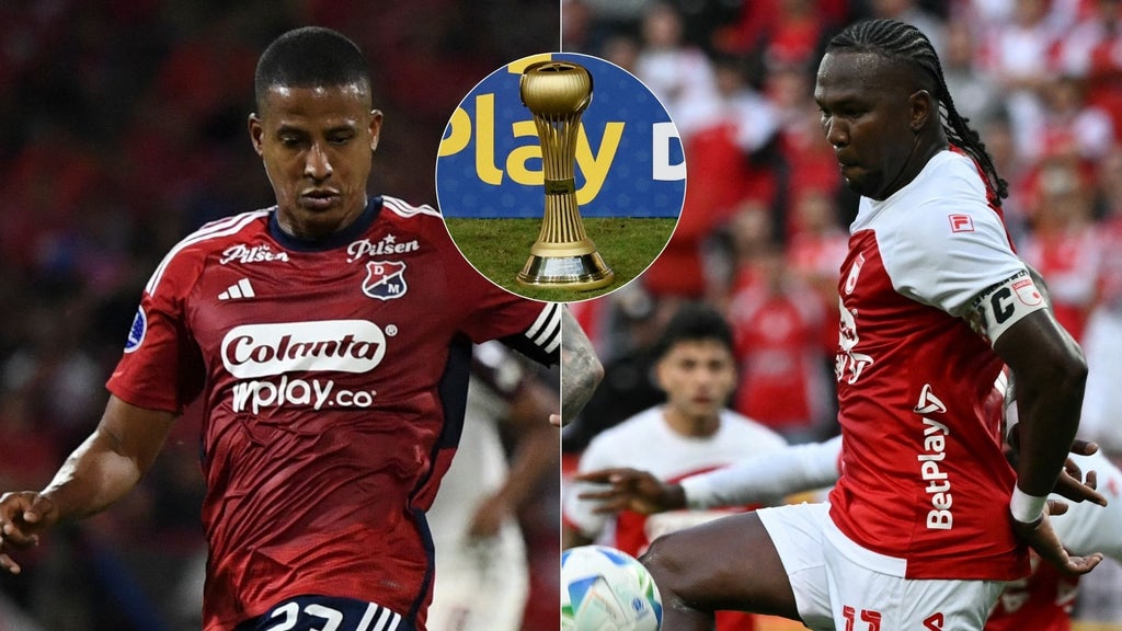 Fainer Torijano/ Hugo Rodallega/ Trofeo Liga BetPlay - Fotos EFE