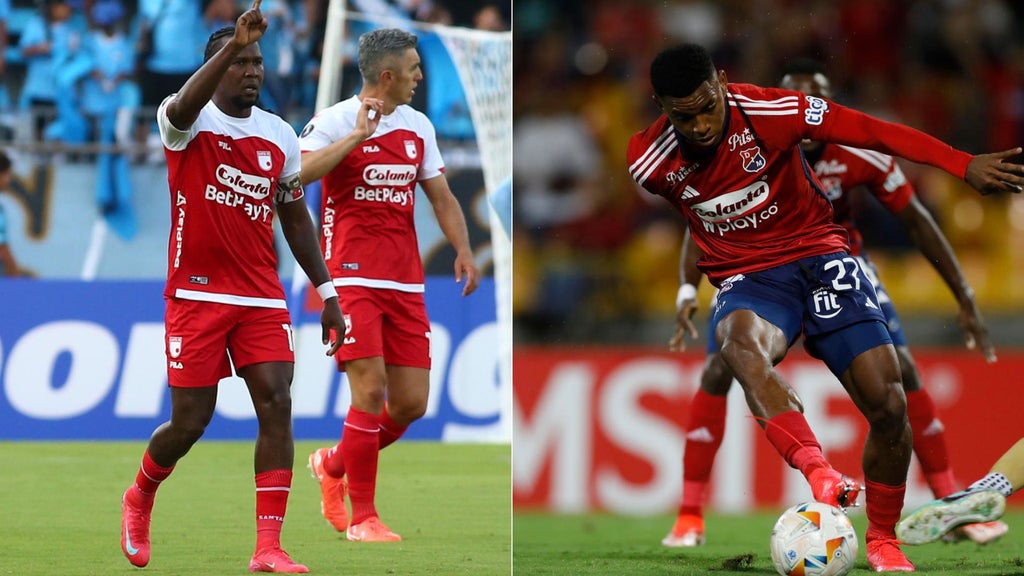 Historial de partidos entre Santa Fe y el DIM - Fotos: EFE