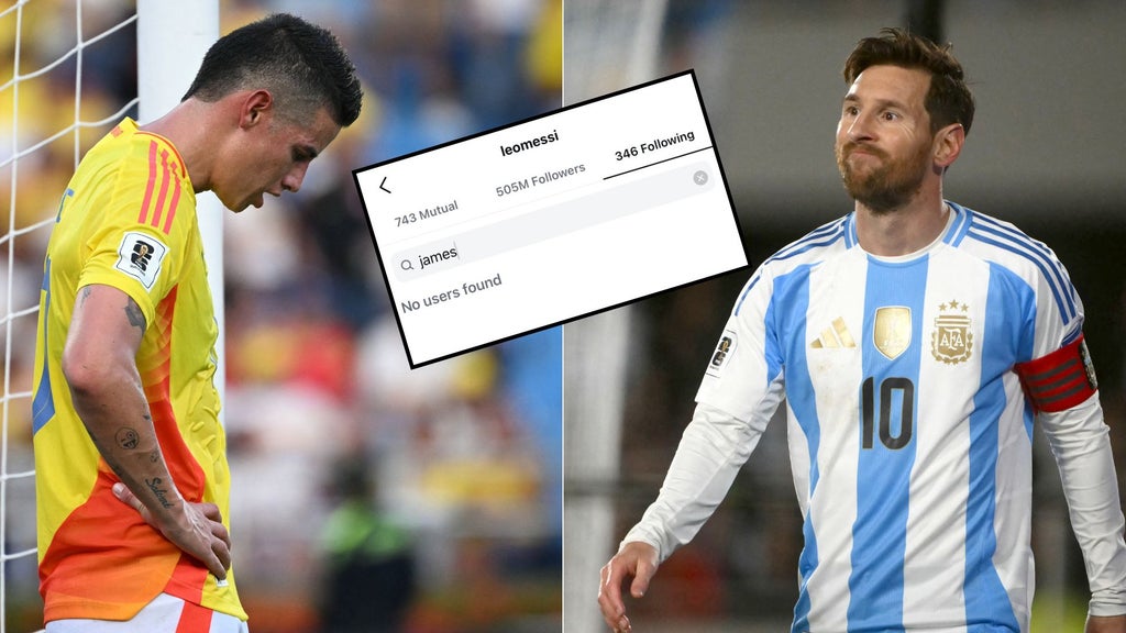 James Rodríguez/ Lionel Messi - Fotos AFP