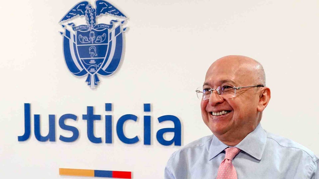 El ministro de Justicia de Colombia, Eduardo Montealgre - AFP