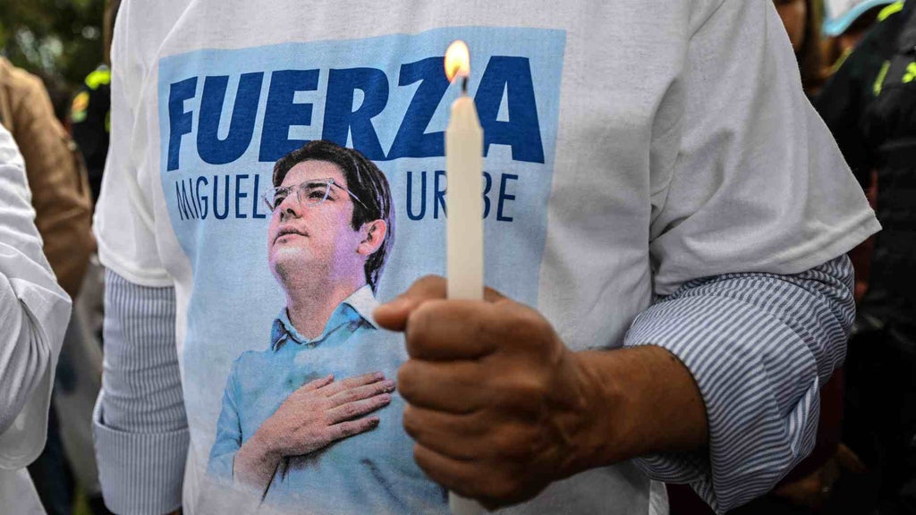 Oraciones por Miguel Uribe - AFP
