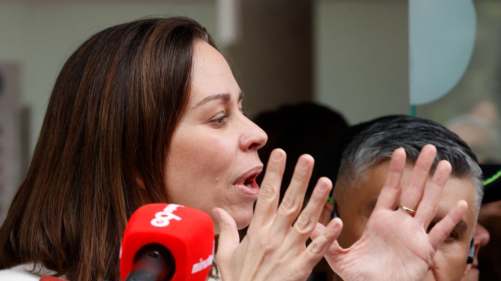 Esposa de Miguel Uribe Turbay, María Claudia Tarazona | Foto: EFE