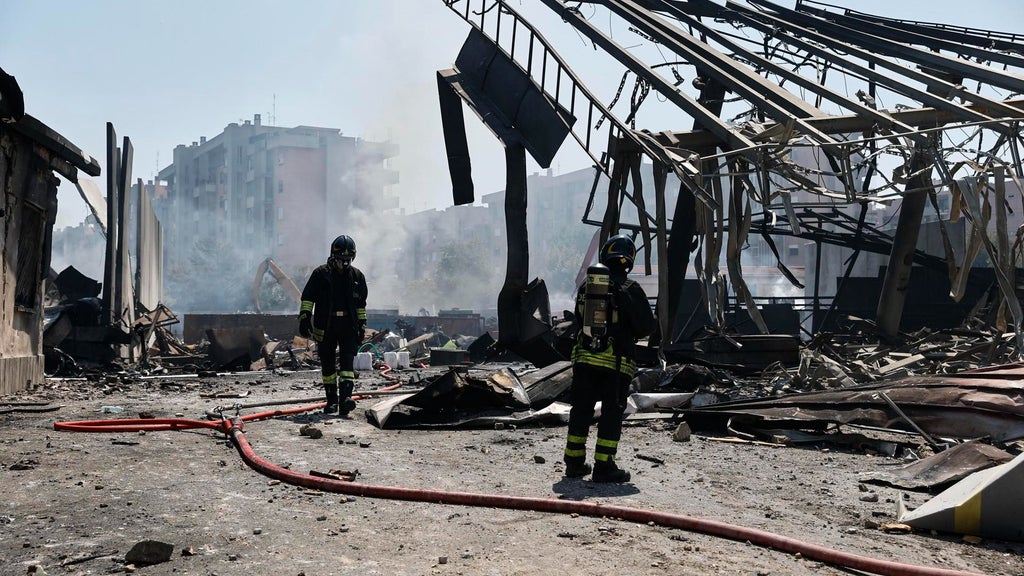 Explosión en Roma, Italia - Foto: EFE