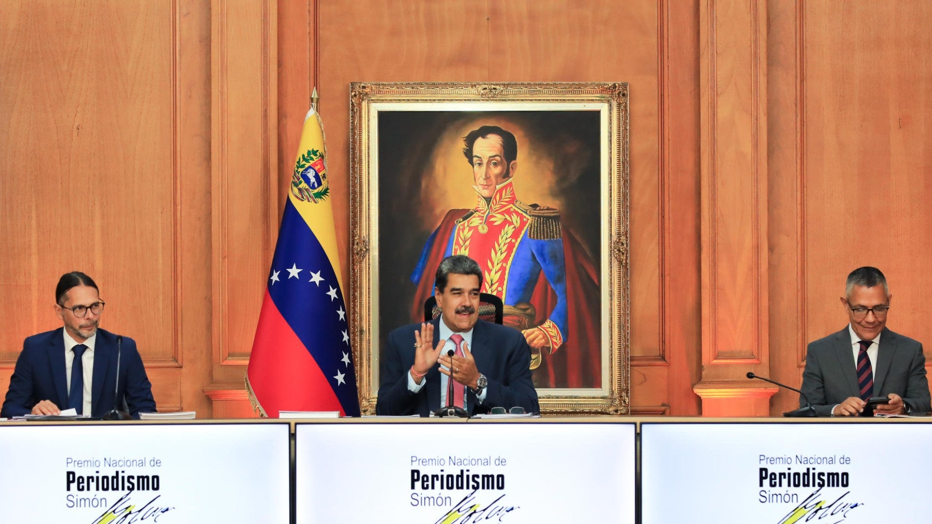 Nicolás Maduro en el Palacio de Miraflores - Foto: EFE Nicolás Maduro en el Palacio de Miraflores - Foto: EFE