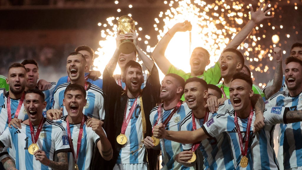 Selección de Argentina campeona del Mundial Qatar 2022 - Foto: EFE