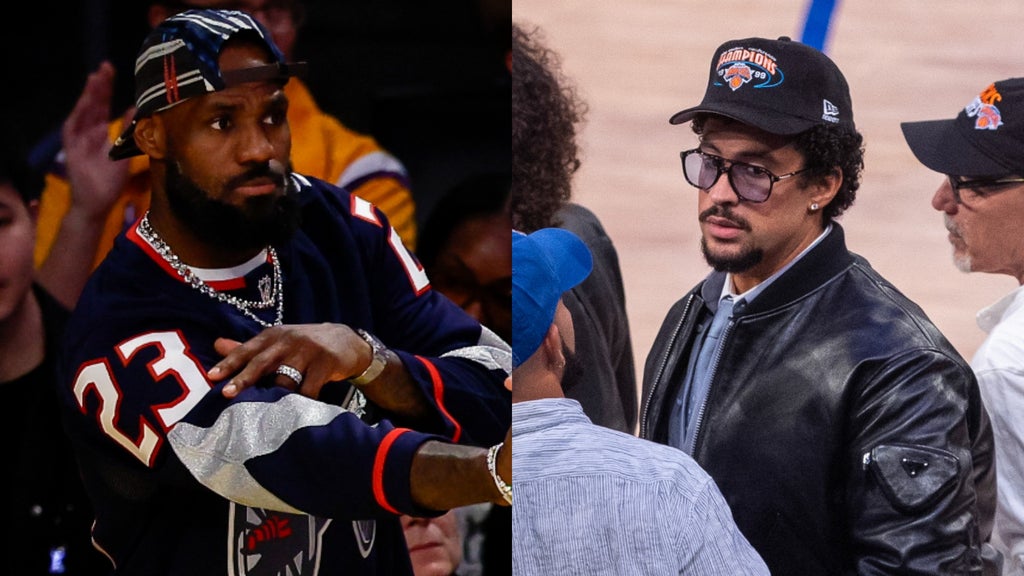 LeBron James, jugador de baloncesto estadounidense / Bad Bunny, cantante y compositor puertorriqueño - Fotos: EFE