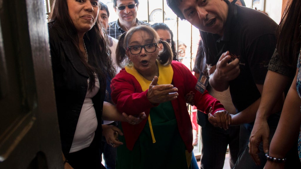 María Antonieta de las Nieves, actriz mexicana, dando vida al papel de 'La Chilindrina' - Foto: EFE