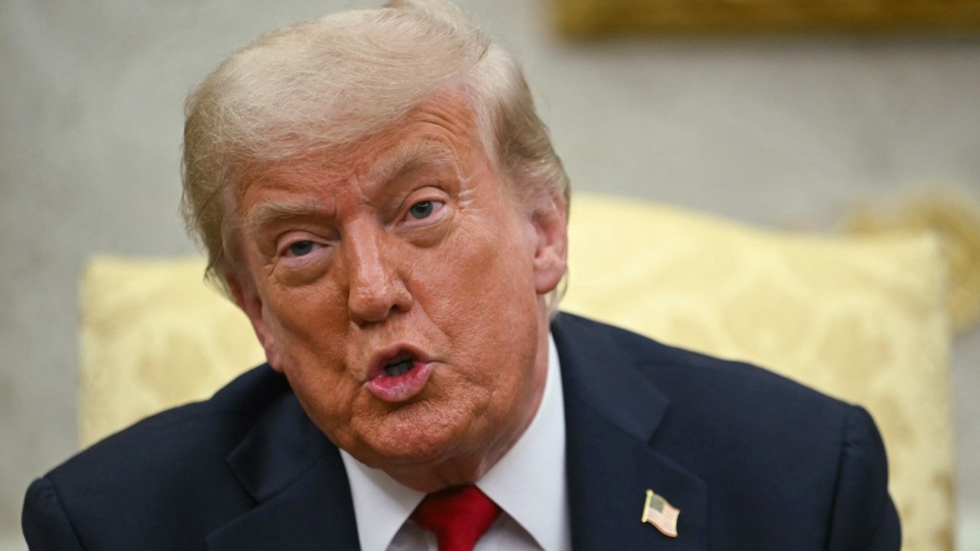 El presidente de Estados Unidos, Donald Trump, habla sobre Ucrania desde la Casa Blanca el 14 de julio de 2025. (AFP) El presidente de Estados Unidos, Donald Trump, habla sobre Ucrania desde la Casa Blanca el 14 de julio de 2025. (AFP)