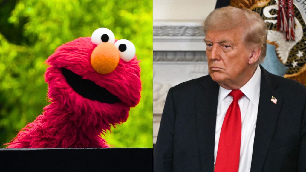 Elmo/ Donald Trump - Fotos AFP