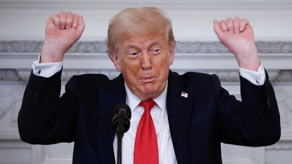 Donald Trump, presidente de EE. UU. (AFP)