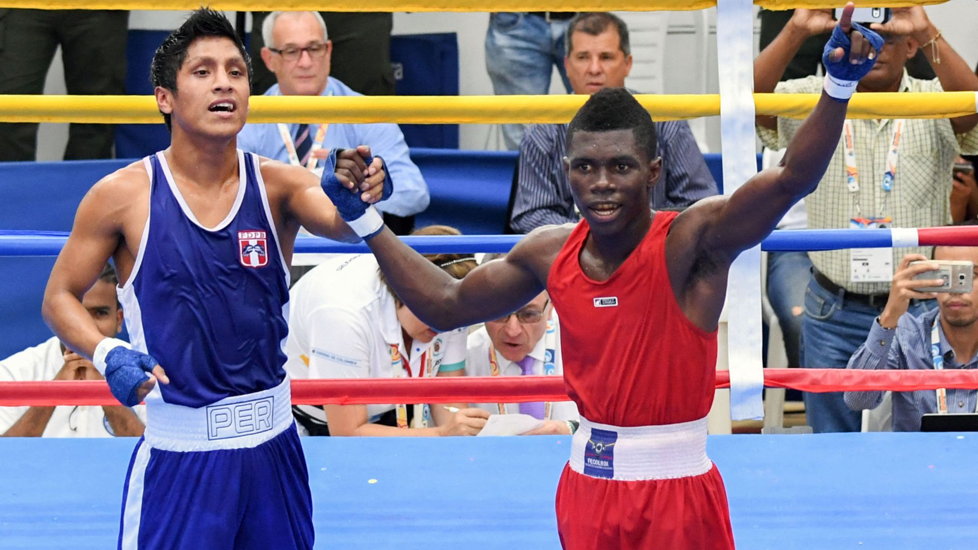 Yubergen Martínez, campeón de los Juegos Bolivarianos 2017 - Foto. AFP Yubergen Martínez, campeón de los Juegos Bolivarianos 2017 - Foto. AFP