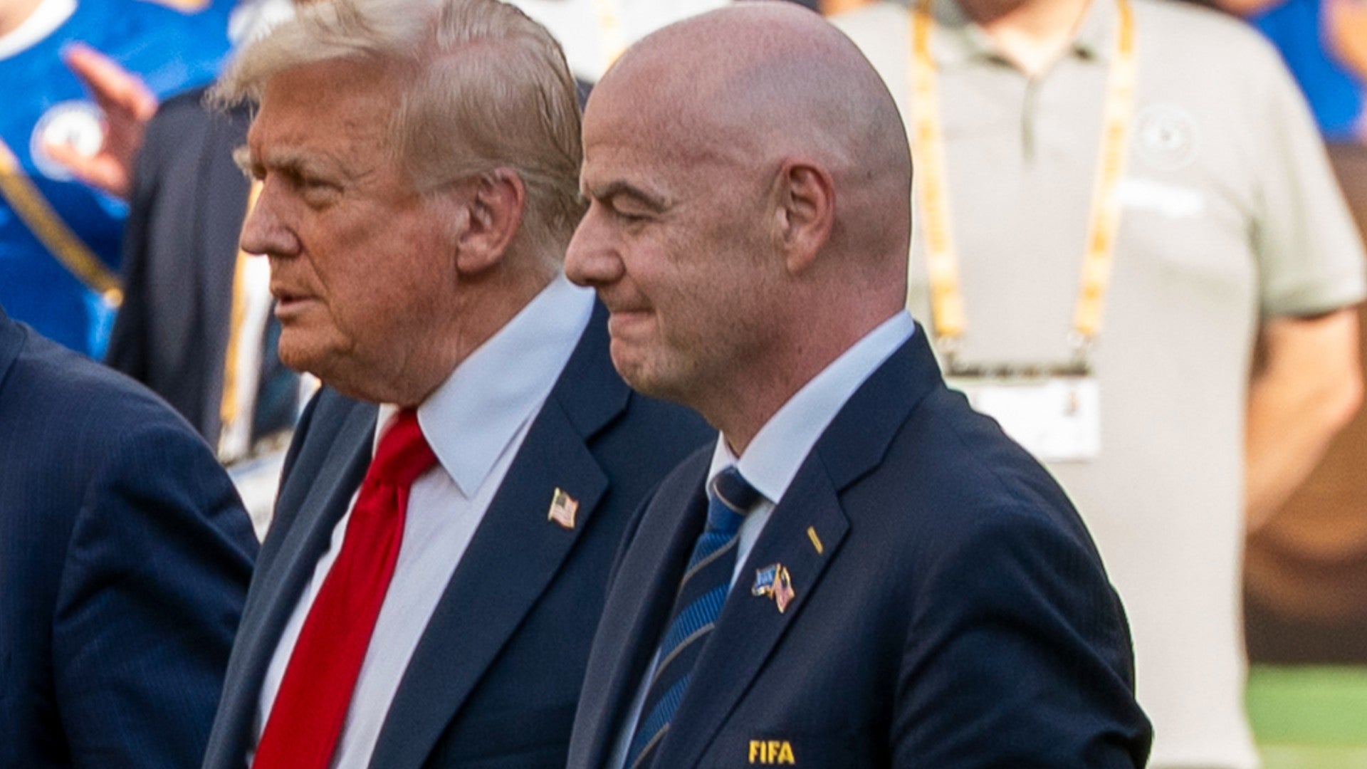 Presidente de la FIFA junto al presidente de EE.UU. - Foto: EFE Presidente de la FIFA junto al presidente de EE.UU. - Foto: EFE