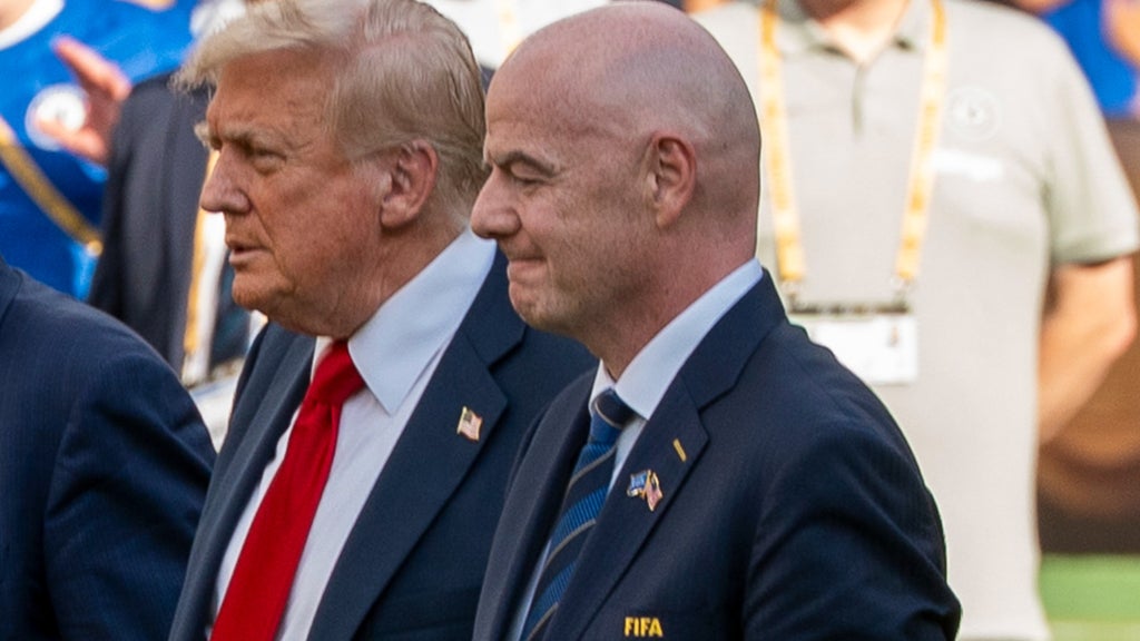 Presidente de la FIFA junto al presidente de EE.UU. - Foto: EFE
