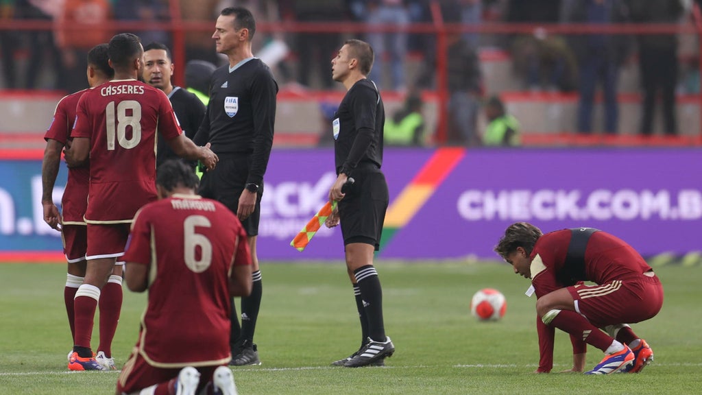 Jugadores de la Selección de Venezuela. (EFE)