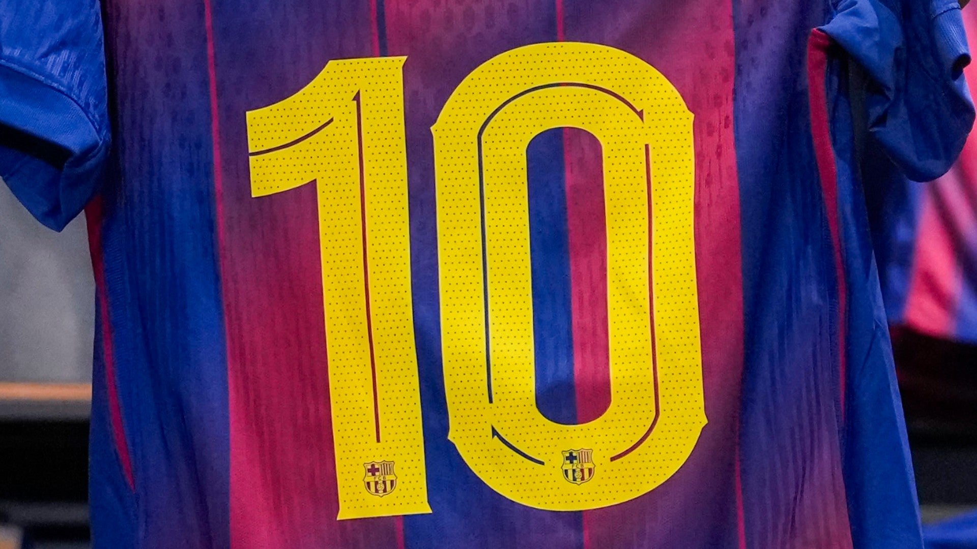 Camiseta del FC Barcelona, dorsal 10 - Foto: EFE Camiseta del FC Barcelona, dorsal 10 - Foto: EFE