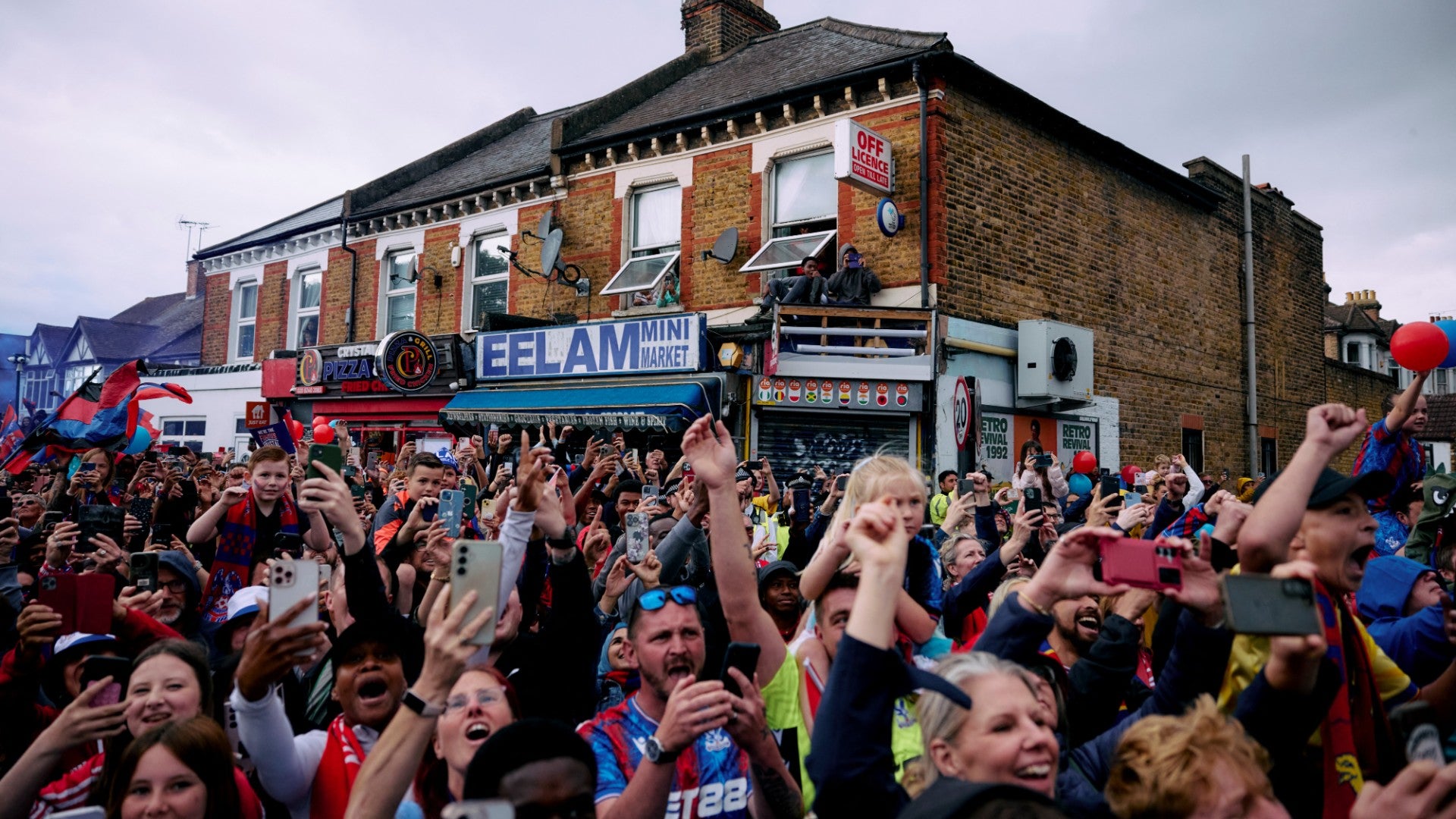 Crystal Palace Hinchas del Crystal Palace | Foto: AFP