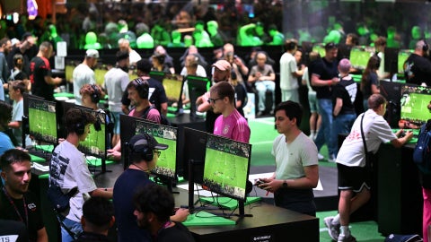 Jugadores de EA Sports FC 25 en Alemania - Foto AFP