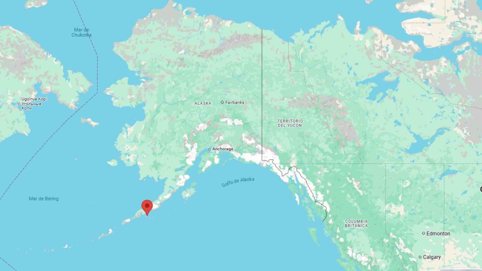 Alaska - Captura Google Maps Alaska - Captura Google Maps