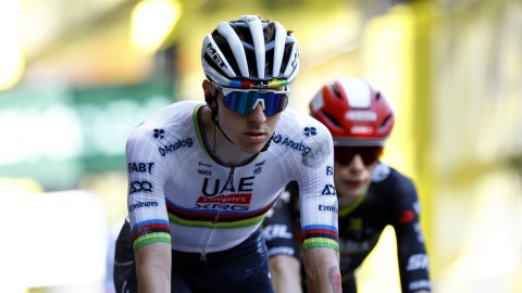 Tadej Pogacar en la etapa 11 del Tour de Francia - Foto: EFE