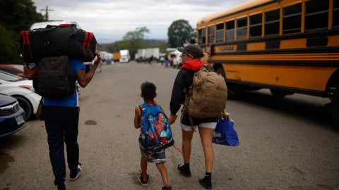 Foto de referencia de migrantes (EFE)