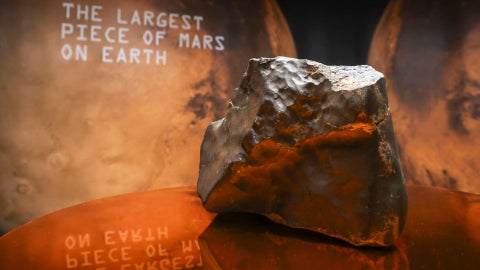 La pieza más grande de Marte en la Tierra se subastó en Nueva York - Foto EFE