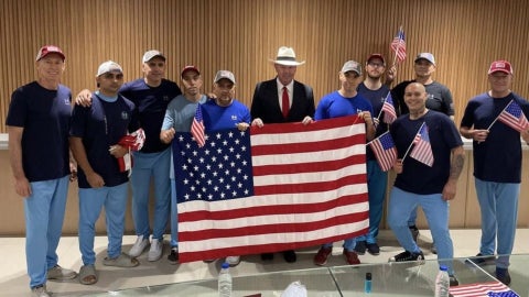 Estadounidenses liberados del régimen venezolano - Foto X de la Embajada de EE. UU. en Venezuela @usembassyve