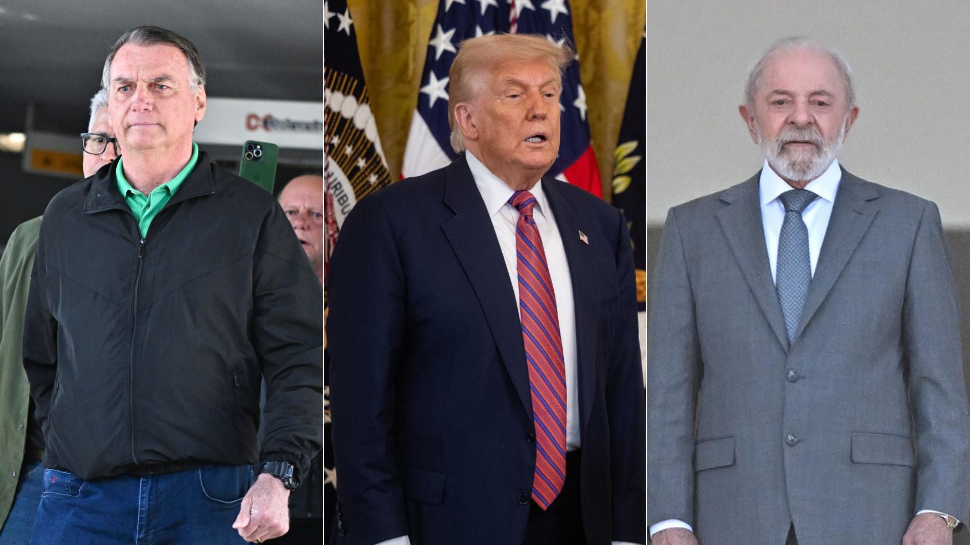 Jair Bolsonaro/ Donald Trump/ Luiz Inácio Lula da Silva - Fotos EFE Jair Bolsonaro/ Donald Trump/ Luiz Inácio Lula da Silva - Fotos EFE