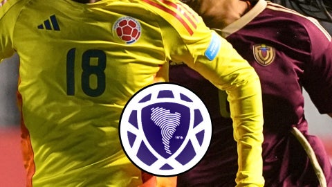 Selección Colombia vs. selección de Venezuela - Copa América Femenina/ Logo Conmebol - Fotos EFE