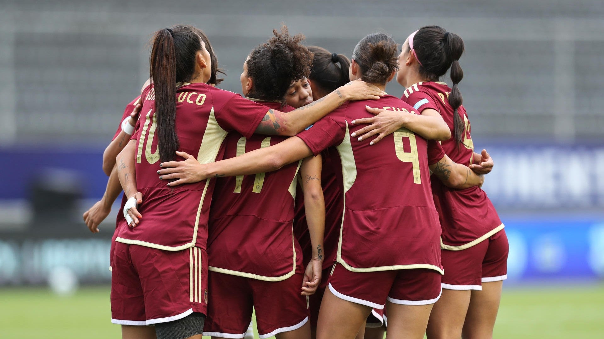 Selección de Venezuela celebra el triunfo ante Bolivia en la Copa América femenina 2025 - Foto: EFE Selección de Venezuela celebra el triunfo ante Bolivia en la Copa América femenina 2025 - Foto: EFE
