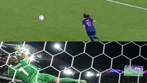 Tanda de penaltis entre Francia y Alemania (fútbol femenino) de cuartos de final de la EURO 2025 - Fotos: X / EFE