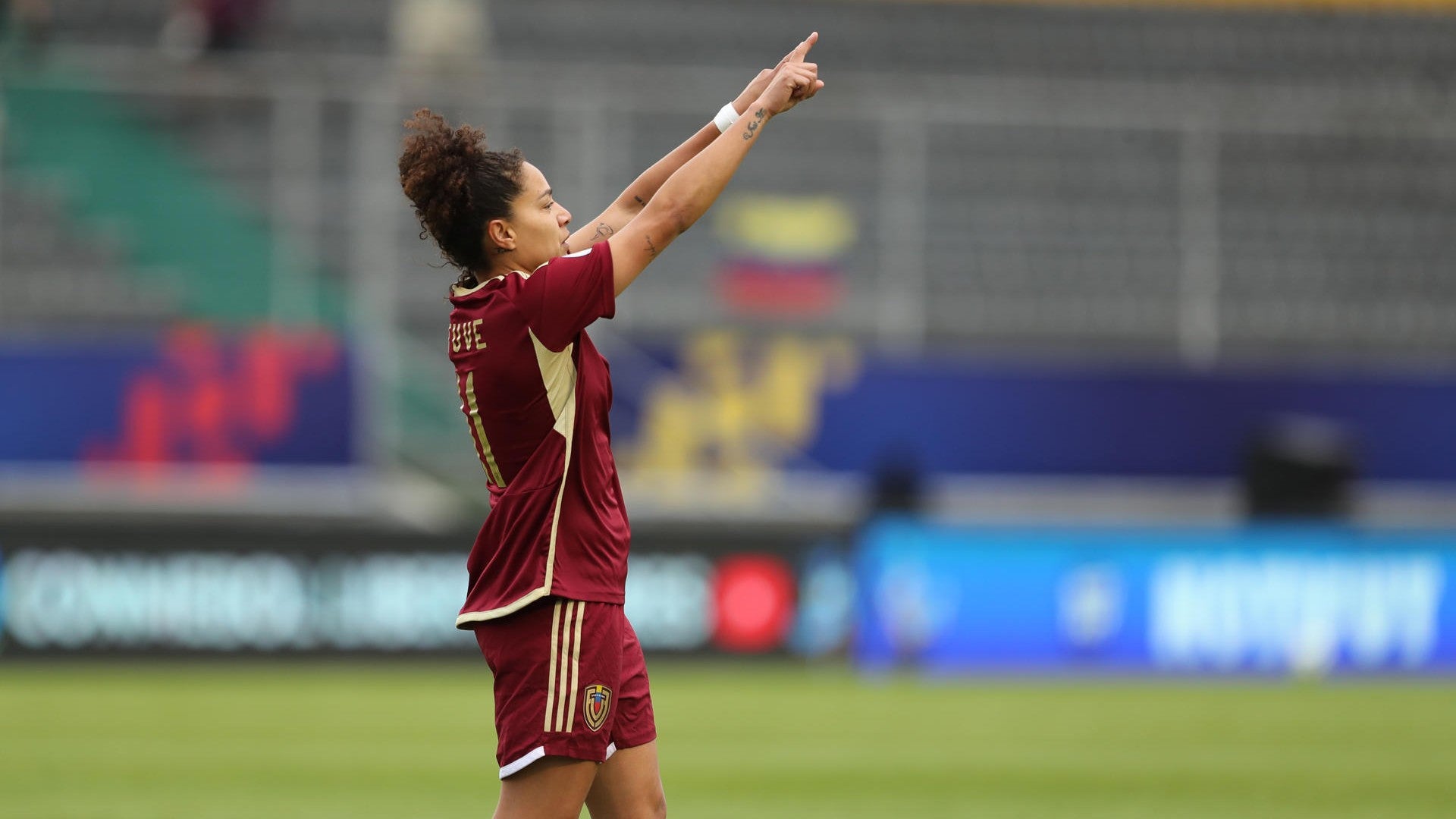 La futbolista venezolana Oriana Altuve. (EFE) La futbolista venezolana Oriana Altuve. (EFE)