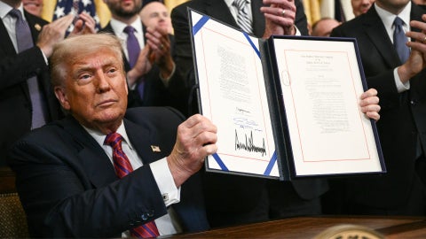 Donald Trump, presidente de EE. UU. (AFP)