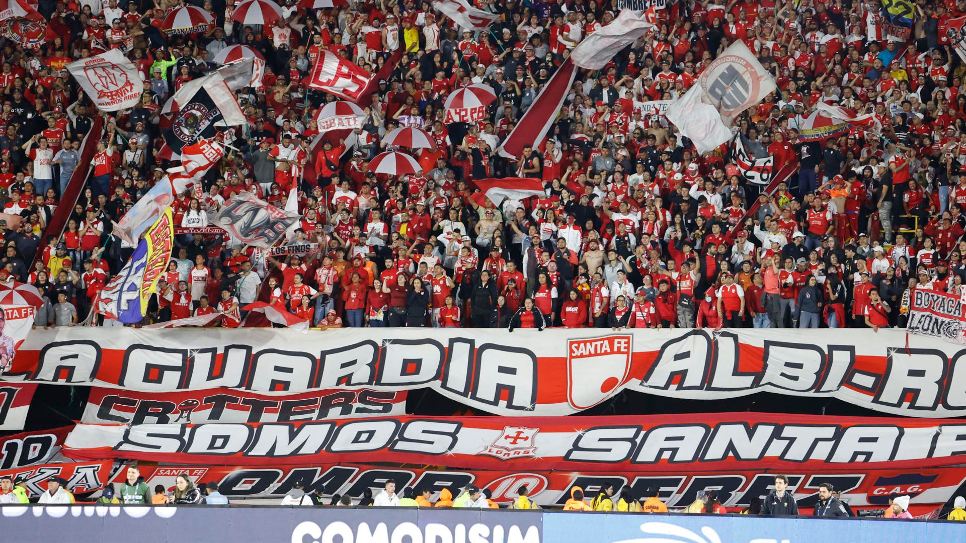 La hinchada Cardenal vuelve a El Campín - Foto: EFE La hinchada Cardenal vuelve a El Campín - Foto: EFE