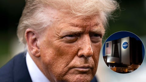 Donald Trump/ Edificio Nasa - Fotos EFE