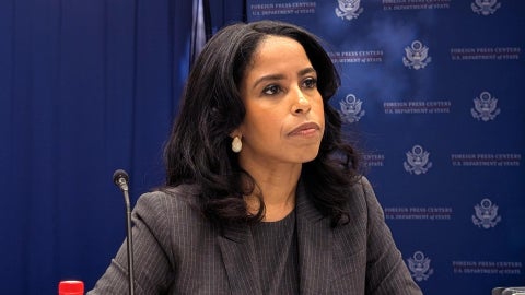 La viceportavoz del Departamento de Estado de Estados Unidos, Mignon Houston. (EFE)