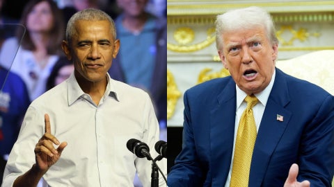 Barack Obama y Donald Trump (EFE)