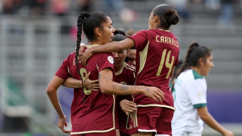 Futbolistas de Venezuela en la Copa América Femenina 2025. (EFE)