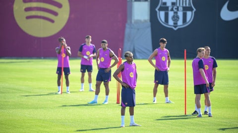 Jugadores del Barcelona | Foto: AFP