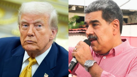 Donald Trump, presidente de EE.UU. / Nicolás Maduro, jefe del régimen de Venezuela - Fotos: EFE