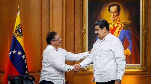 Gustavo Petro y Nicolás Maduro - EFE