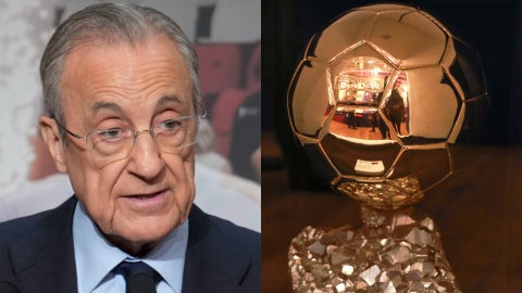 Florentino Pérez, presidente del Real Madrid / Balón de Oro - Fotos: EFE
