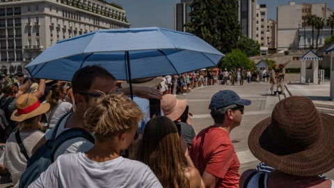 Ola de calor - Foto AFP