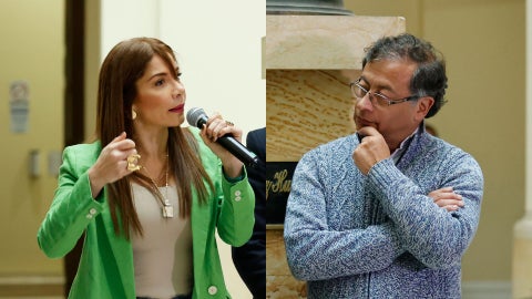 Catherine Juvinao - Gustavo Petro (EFE)