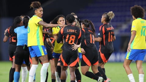 Brasil contra Colombia en la Copa América Femenina / FOTO: EFE