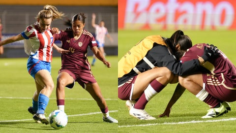 Venezuela contra Paraguay en la Copa América femenina / FOTO: EFE