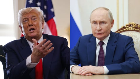 Donald Trump - Vladimir Putin (EFE)